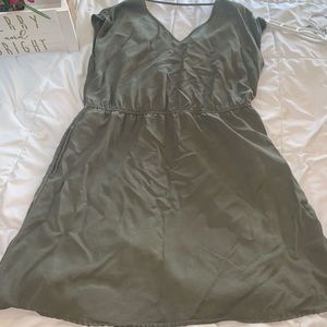 Universal Thread Olive green mid length dress.
